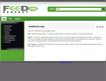 Tablet Screenshot of help.feedperfect.com